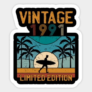 Vintage 1991 Sticker